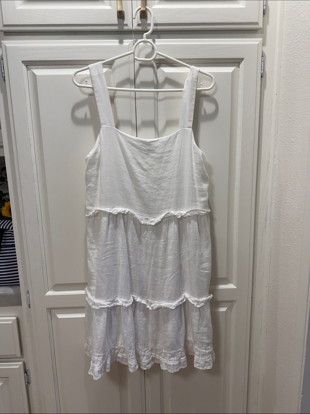 RAILS - White Cotton Sundress